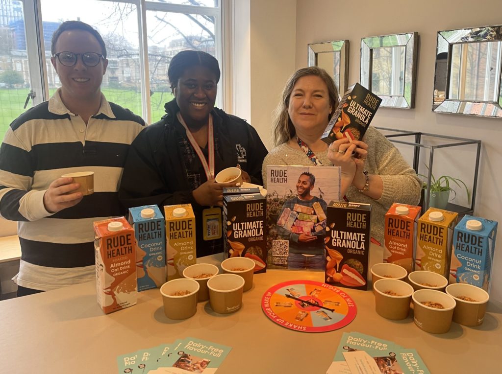 Drive trial and awareness - Rude Health Office Sampling in the UK