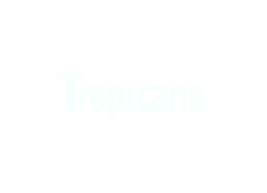 tropicana logo in white