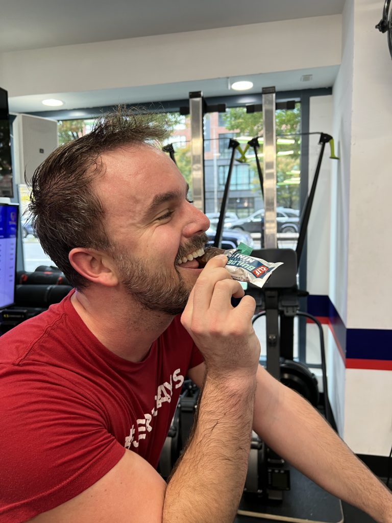 Clif Builders gym sampling